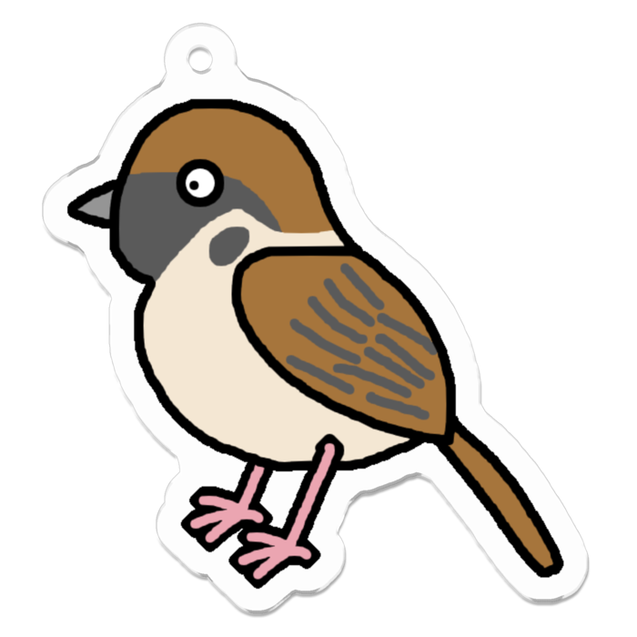 アクリルキーホルダー - 50 x 50 (mm)