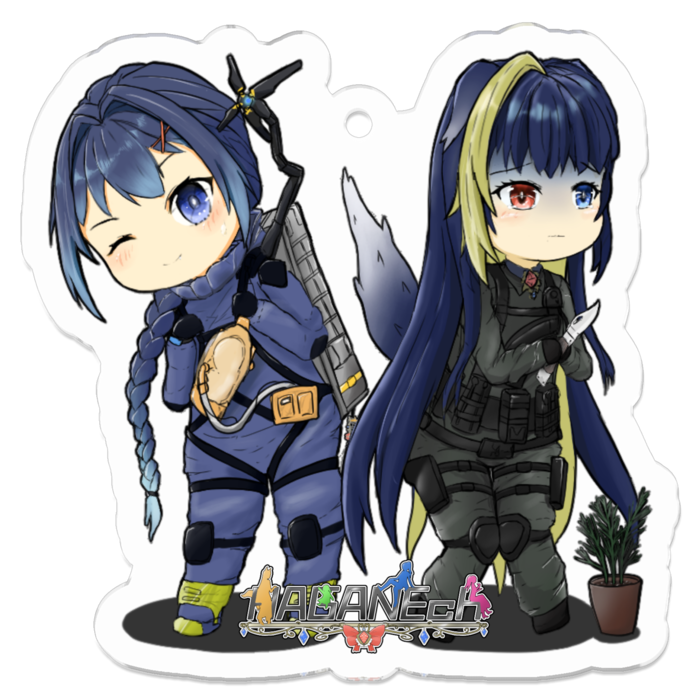 アクリルキーホルダー - 50 x 50 (mm)