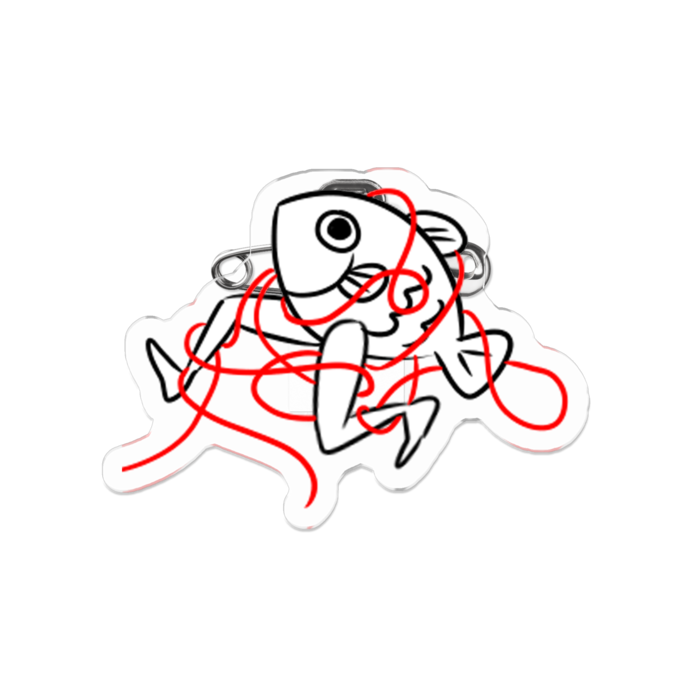 アクリルバッジ - 50 x 50 (mm)