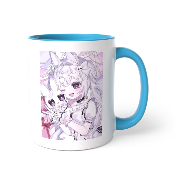 ツートンカラーマグカップ - 直径 8.2cm / 高さ 9.5cm