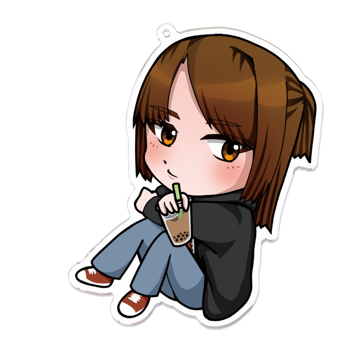 アクリルキーホルダー - 100 x 100 (mm)