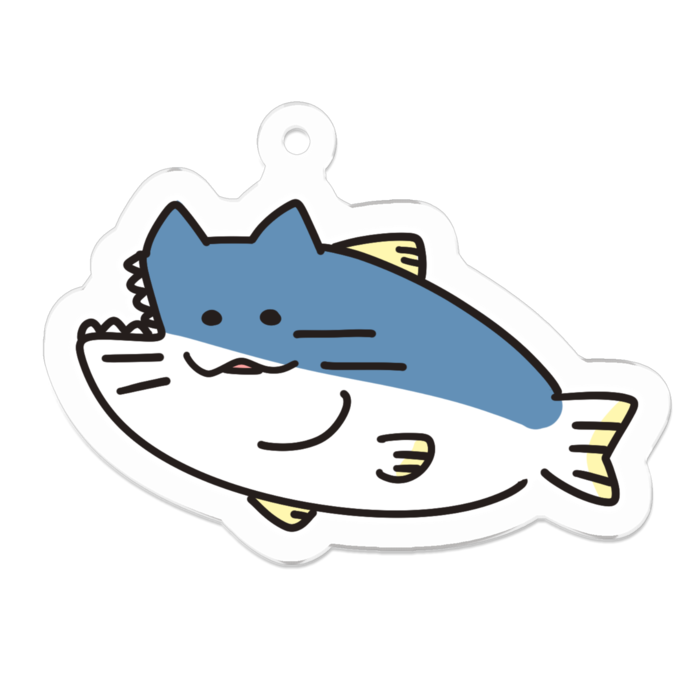 アクリルキーホルダー - 50 x 50 (mm)