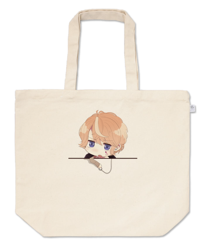 逆巻シュウ付き添いバッグ  - L - プリント面積中