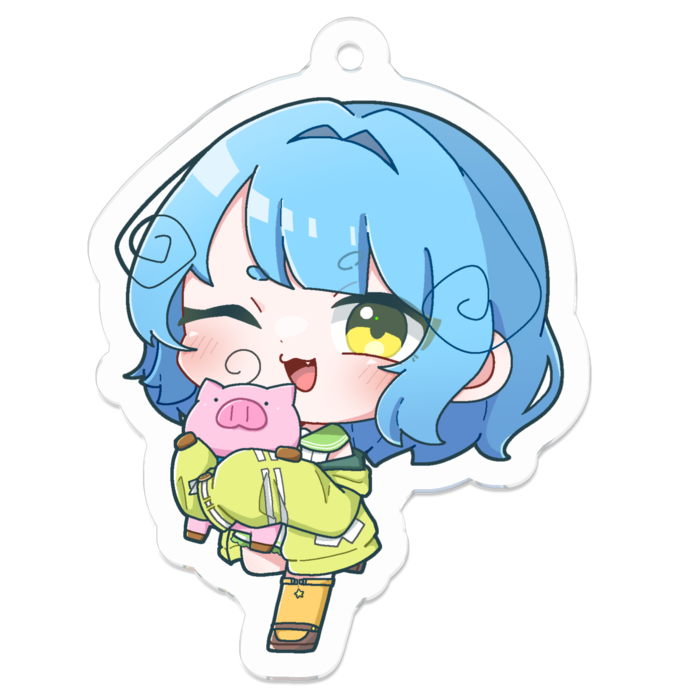 アクリルキーホルダー - 50 x 50 (mm)