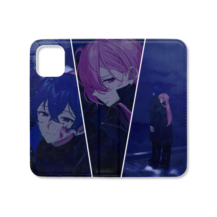 手帳型iPhoneケース(ベルトなし) - iPhone12 mini - ストラップ穴 なし