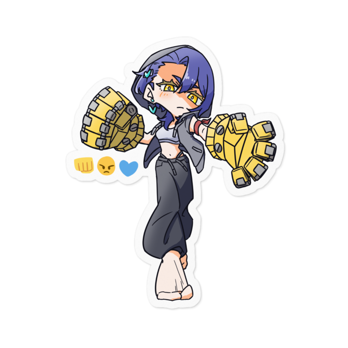 ステッカー - 100 x 100 (mm)