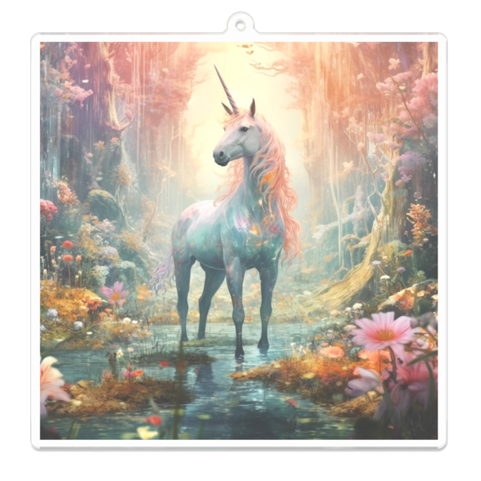 アクリルキーホルダー - 100 x 100 (mm)