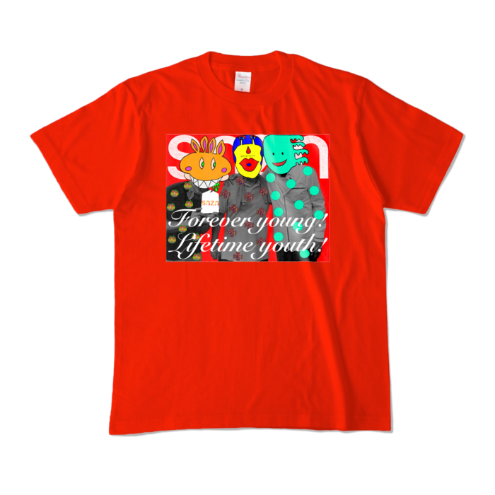 カラーTシャツ - M - レッド (濃色)