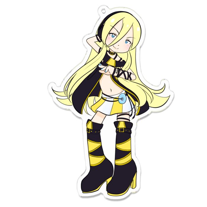 アクリルキーホルダー（コーティング） - 100 x 100 (mm)