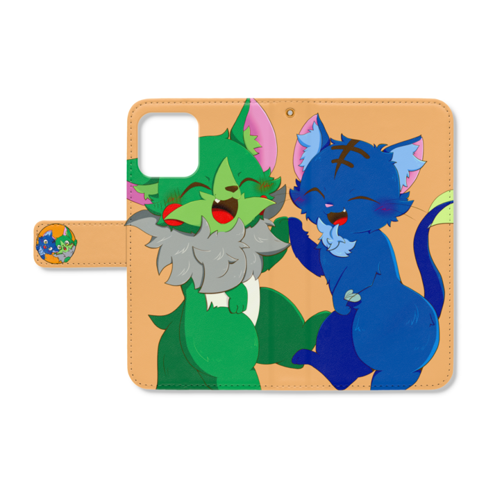 手帳型iPhoneケース - iPhone12 / 12 Pro - ストラップ穴 あり