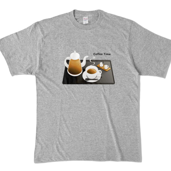 カラーTシャツ　灰色　XL