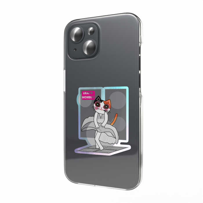 オーロラスマホステッカー - 縦