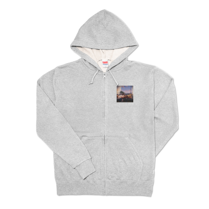 ジップパーカー - L - 杢グレー