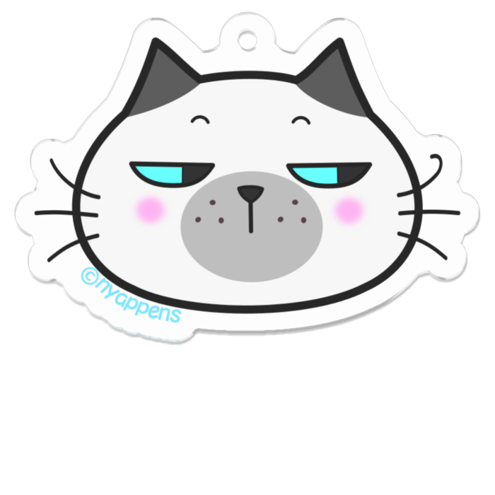 アクリルキーホルダー - 50 x 50 (mm)