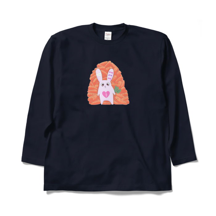 ロングスリーブTシャツ - XL - ネイビー
