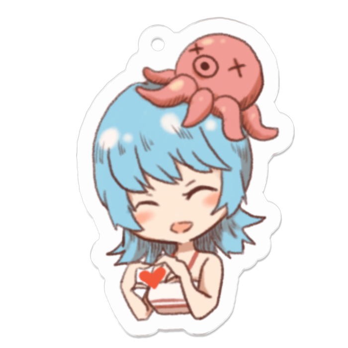 アクリルキーホルダー - 50 x 50 (mm)