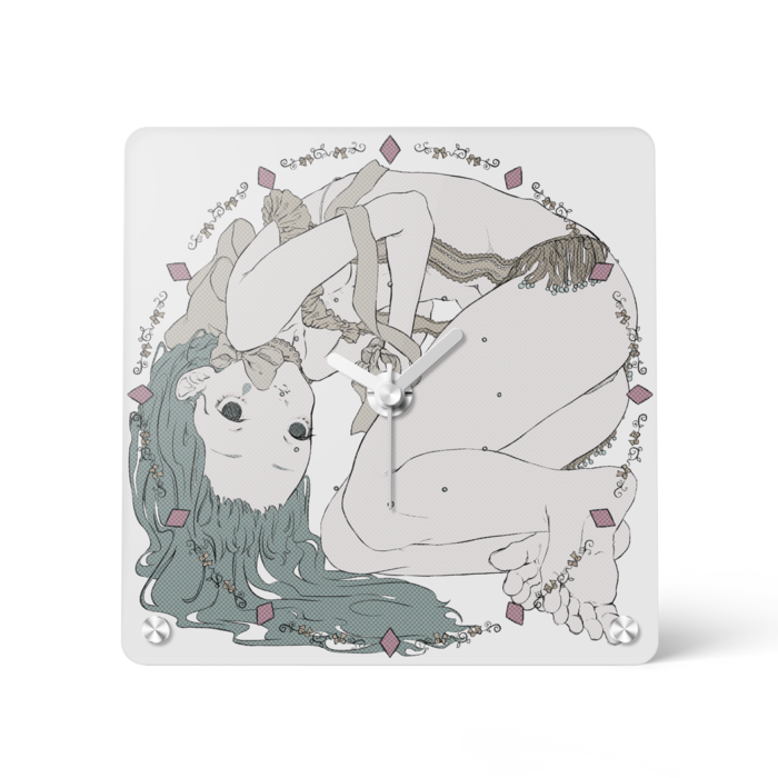 アクリル時計 - 150x150mm