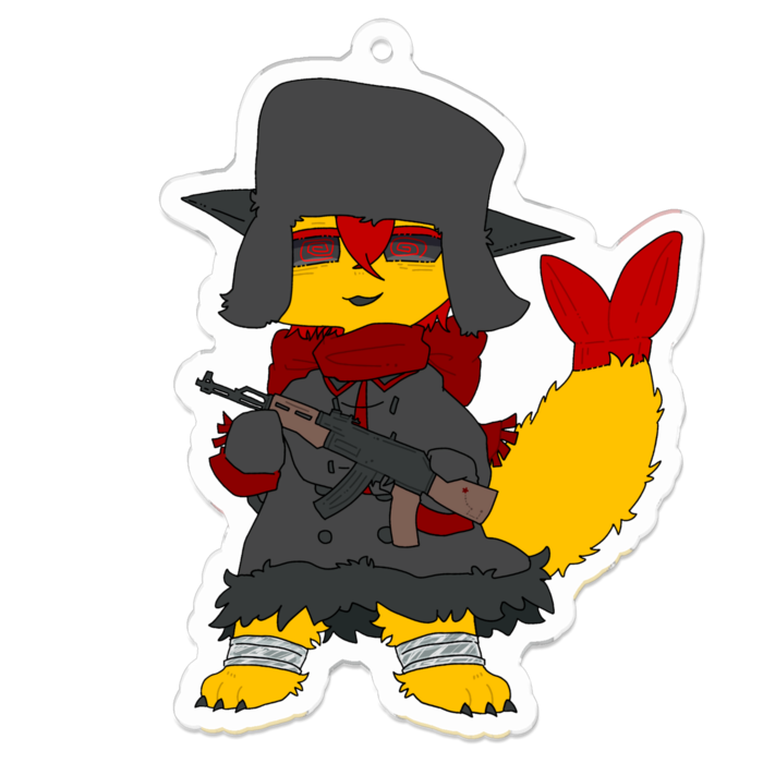 アクリルキーホルダー - 70 x 70 (mm)