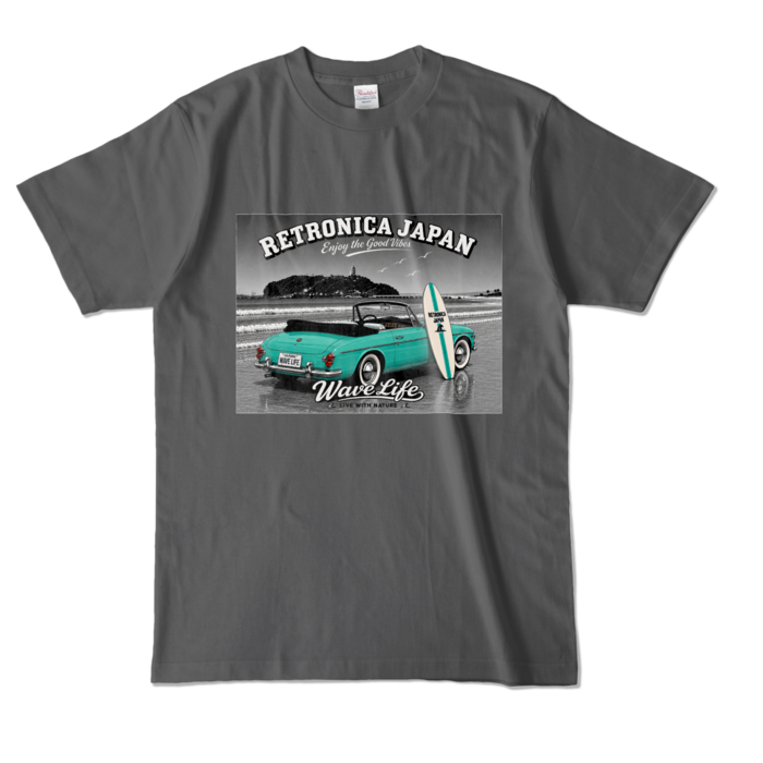 カラーTシャツ - L - チャコール (濃色)